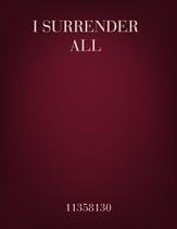 I Surrender All Three-Part Mixed choral sheet music cover